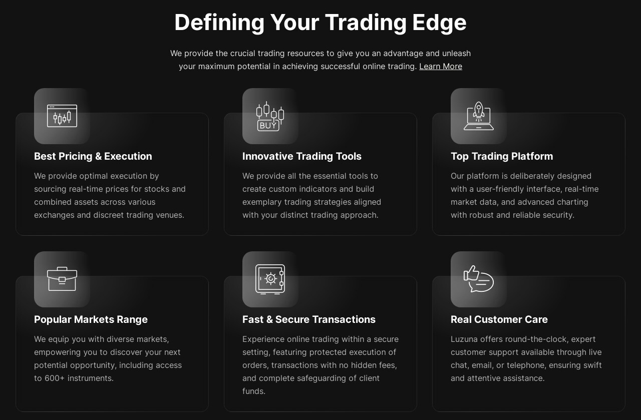 luzuna.com trading platform